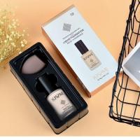 [送粉扑]粉底液遮瑕保湿控油裸妆不易脱妆持久隔离bb霜学生 01#象牙白 单件套送粉扑