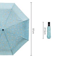 自动晴雨伞两用卡通太空宇航员折叠太阳伞黑胶学生男女情侣防晒伞 冰淇淋[自动]无黑胶款