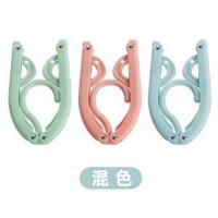 便携旅行衣架可折叠收缩旅游日本魔术出差晾衣神器宿舍用学生简易 混色3个装【普通款】 1个