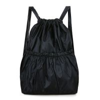 日系印花超市环保购物袋便携轻防水妈咪买菜袋尼龙布外出旅行 1815黑色