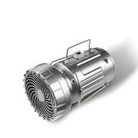 新款户外帐篷灯充电式露营灯超亮野外挂钩防水风扇灯营地摆夜摊省 应急马灯手电筒