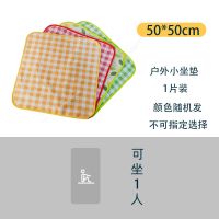 野餐垫户外防潮垫防水加厚加大便携露营休闲ins风春游地垫子 50*50[随机颜色]_