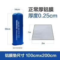 防潮垫户外野餐垫单人宿舍学生家用打地铺帐篷铝膜加厚露营睡地垫 常规款-[厚2.5mm防潮垫] 长2米*宽0.9米[送收纳
