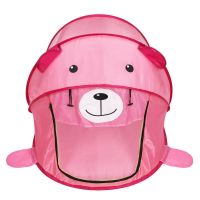 儿童帐篷室内外玩具游戏屋男女孩公主宝宝家用折叠小房子生日礼物 粉色系列 单个帐篷