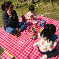 地垫沙滩露营防潮垫加厚户外野餐折叠便携防水收纳垫子睡垫帐篷 2*1.5米 英伦红格子