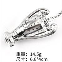 304不锈钢茶滤茶叶过滤网茶漏泡茶球过滤器日本创意可爱泡茶神器 奖杯（6.6*4cm）
