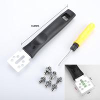 通用锅把手炒锅手柄 加厚防烫锅手柄 平底锅铁锅防烫炒菜锅柄配件 通用炒锅把手A(配送螺丝刀)