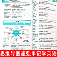 正版2册英语单词词根词缀记忆法看这本就够快速记忆法超强串记英语单词思维导图速记英语单词3500词汇零基础英语单词大全记背