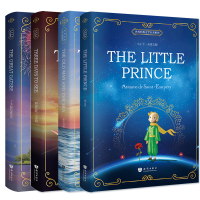 [原著英文版无删减全4册]小王子+老人与海+假如给我三天光明+了不起的盖茨比 世界名著英文原版小说入门自学零基础书籍阅读