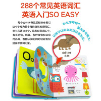 英国幼儿字母小词典英语早教读物儿童0-2-3-6岁撕不烂单词卡片有声绘本启蒙入门大书幼儿园宝宝小字典零基础学英文原版教材