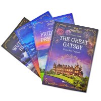 英文原版小说 全四册 傲慢与偏见 了不起的盖茨比 呼啸山庄 简爱书籍正版 原著 世界文学英文名著书 英语阅读小说