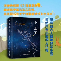 正版 全彩插图版小王子书正版 完整无删减李玉民译 圣埃克苏佩里英文原版中文译本外国文学小说世界名著经典书籍书排行榜