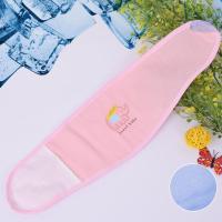 婴儿肚围夏季新生儿护脐带薄款宝宝护肚子纱布小肚兜腹围幼儿腰带 小象椭形-浅粉 S码0-3个月-纱布