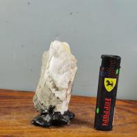 奇石灵璧石白灵石一级玉石雕刻料玉石原石案头办公镇宅中式摆件 四号