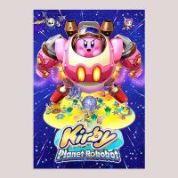 星之卡比日本卡通蒸汽波海报拍摄背景装饰宿舍卧室房间装饰画海报 A1 21*28.5cm