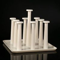 杯架沥水杯子架家用杯架子倒挂水杯架挂架茶杯玻璃杯放杯子的架子 方形白色