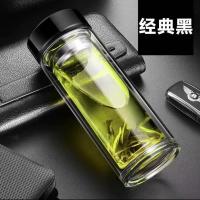 双层玻璃杯男女便携防摔耐热水杯子过滤网家用泡茶加厚大容量水杯 杯子 单层水杯200ML