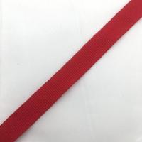 单色厂家条纹织带缎带螺纹丝带黑白涤纶奖牌带礼盒服装包边装饰条 红色3米价 1厘米宽