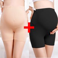 孕妇装夏装连衣裙夏季宽松薄新款棉孕妇上衣T恤裤子孕妇套装夏装 黑色裤子 加 肤色裤子 M