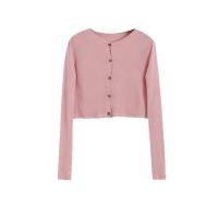 2021秋季新款大码女装胖MM法式碎花吊带连衣裙开衫两件套洋气套装 开衫 [原版好质量] S