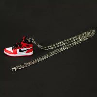 情侣生日礼物迷你模型项链篮球鞋嘻哈潮流个性创意吊坠aj挂件男女 芝加哥
