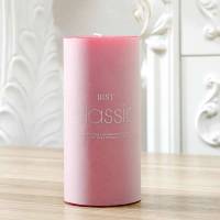 经典直径7.5cm大蜡烛/无烟蜡烛/香熏/浪漫婚庆蜡烛/除味蜡烛 红色玫瑰味 7.5*7.5厘米