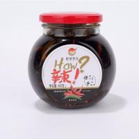 泡椒腌辣椒酱苏北特产下饭菜咸菜手工腌制250g瓶装香辣脆爽无防腐 470g