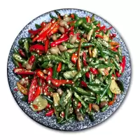 [勺子哥-腌制辣椒1斤]小米椒泡椒特辣开胃菜下饭菜徐州邳州特产 500gx1份(送2片煎饼+1瓶子)