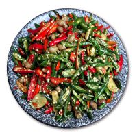 [勺子哥-腌制辣椒1斤]小米椒泡椒特辣开胃菜下饭菜徐州邳州特产 500gx1份(送2片煎饼+1瓶子)