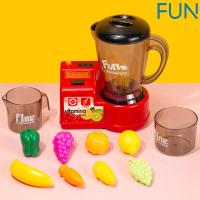 水果搅拌机榨汁机儿童过家家儿童仿真厨房家电玩具女孩男孩3-6岁7 红色榨汁机