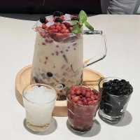 杨枝甘露粉商用专业原材料家用奶茶店芒果椰汁速溶冲饮奶昔 椰果2盒+红豆2袋+免煮珍珠2袋