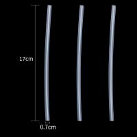 迪士尼儿童吸管学饮杯配件宝宝保温水壶奶瓶硅胶通用原装吸嘴替换 5671细软长吸管(3个装)
