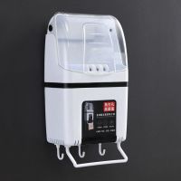 筷子笼家用带盖防尘筷子筒壁挂式筷子篓厨房置物架筷筒餐具收纳盒 黑色