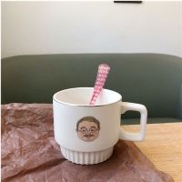 韩国ins风情侣陶瓷老爷爷老奶奶个性简约宿舍创意马克杯生日礼物 老爷爷马克杯(牛奶咖啡水杯)