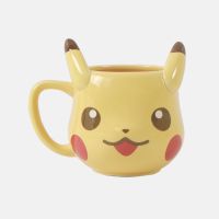 新款宠物小精灵皮卡丘陶瓷马克杯神奇宝贝水杯情侣对杯创意水杯 睁睛皮卡丘带彩盒