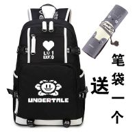 传说之下书包Undertale Flowey sans 波动狗动漫游戏周边双肩背包 A