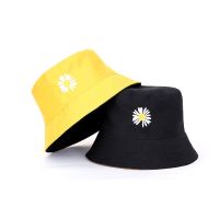 帽子男夏季韩版可折叠钓鱼防晒帽时尚沙滩遮阳帽防紫外线太阳帽女 [黑色+黄色]
