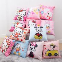 情侣抱枕沙发靠枕后背正方形椅子靠背枕头枕套飘窗靠枕床头靠垫礼 随机[一个] 45厘米X45厘米(单独枕套)