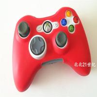 XBOX360手柄硅胶套360手柄保护套360保护套 无线手柄套有线手柄套 红色 硅胶套 送摇杆帽