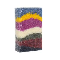 [七彩米花米饭云南特产]彩色米饭植物染色糯米寿司米粽子米 [彩虹装]半斤装