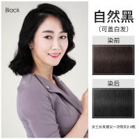 南京同仁堂天然植物一洗黑染发膏剂自己在家染2021流行色528g 自然黑[可盖白发-配送工具]臻芝 一盒套装528ML大