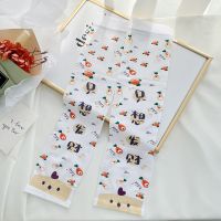 遮阳学生冰袖夏季新款印花冰袖户外防晒冰丝袖套卡通驱蚊护臂防晒 只想发财一对