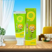 小葵花儿童牙膏健齿3-9岁水果味无氟色素起泡剂可吞咽送儿童牙刷 苹果味1支[送1支软毛牙刷]