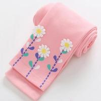 [起球包退]女童打底裤2021春秋款小女孩裤子外穿长裤儿童童裤 小草不加绒粉色 草 100码(建议身高90cm)