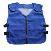 高温避防暑冰袋冰垫制冷服冰凉背心空调衣隔热马甲厨房师降温神器 蓝色均码