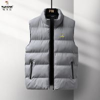 啄木鸟新款外穿时尚帅气百搭时尚潮流马甲 浅灰色 马甲 M