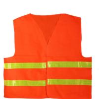 2018汽车年审专用马甲 高亮度反光条 工厂直销反光马甲 桔布黄条 反光马甲