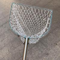 5厘不锈钢双框耐用尼龙网棉线不伤鱼鳞捞鱼网大鱼大物水产养殖 不锈钢尼龙网-50-方形