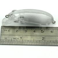 CC60米诺路亚饵小胖子米诺假饵CC60摇滚饵6CM10克-#6黑钩绑毛 透明本体不带钩(6CM-8.8G ) 随机3只