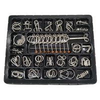 九连环25件套装益智玩具成人智力扣休闲娱乐智力解环高智商机关